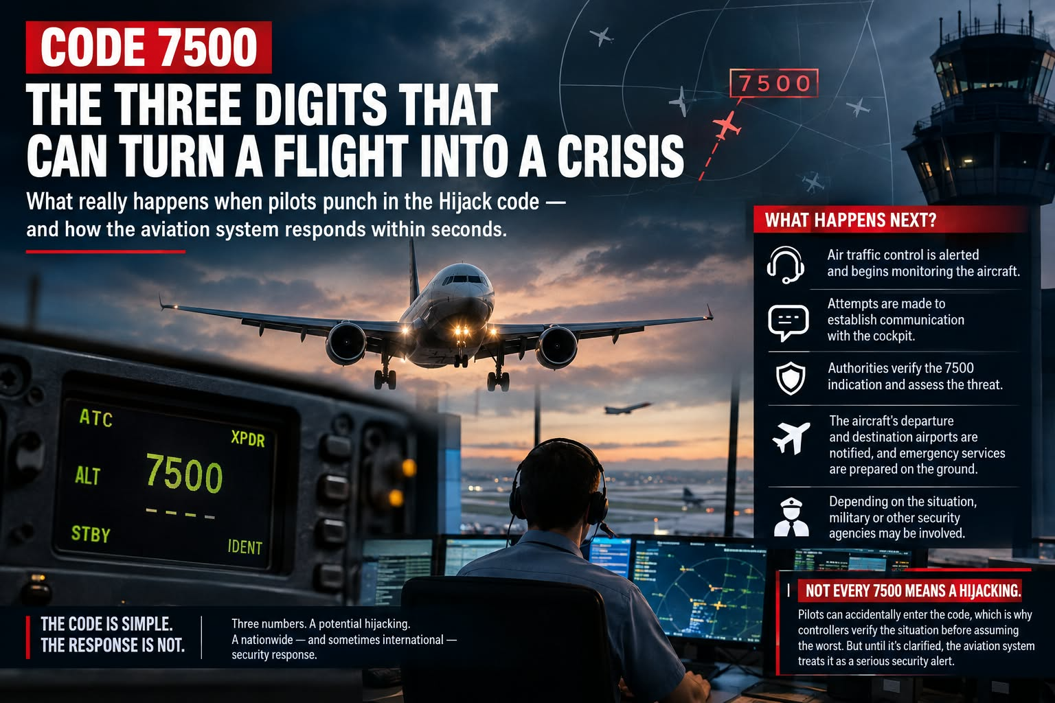 CODE 7500: THE THREE DIGITS THAT CAN TURN A FLIGHT INTO A CRISIS