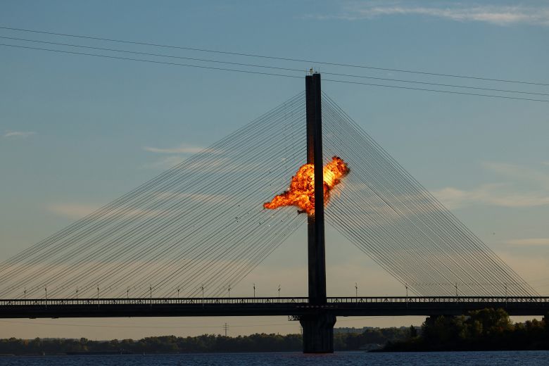 Russia strikes another major bridge in Kyiv as attacks on Ukrainian capital escalate